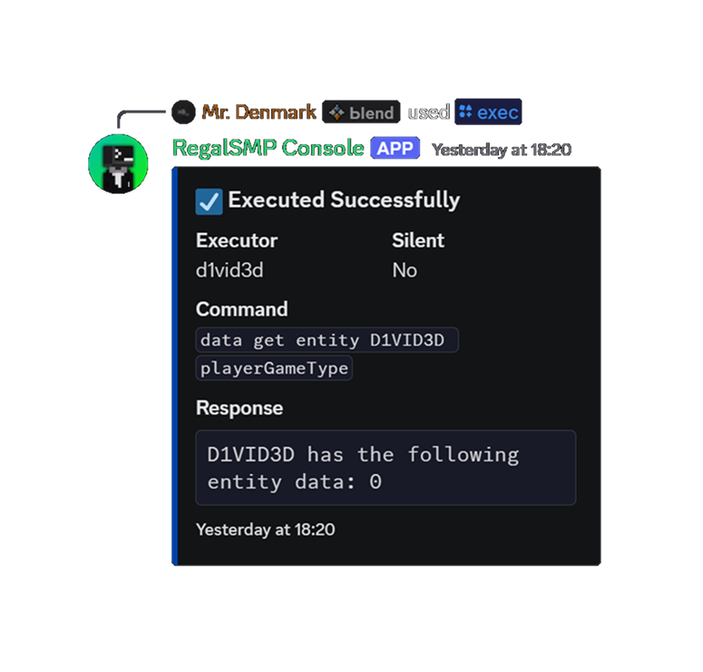 /exec command